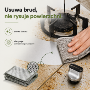 Magiczne druciane ściereczki - czyszczą bez zarysowań  - 10 sztuk